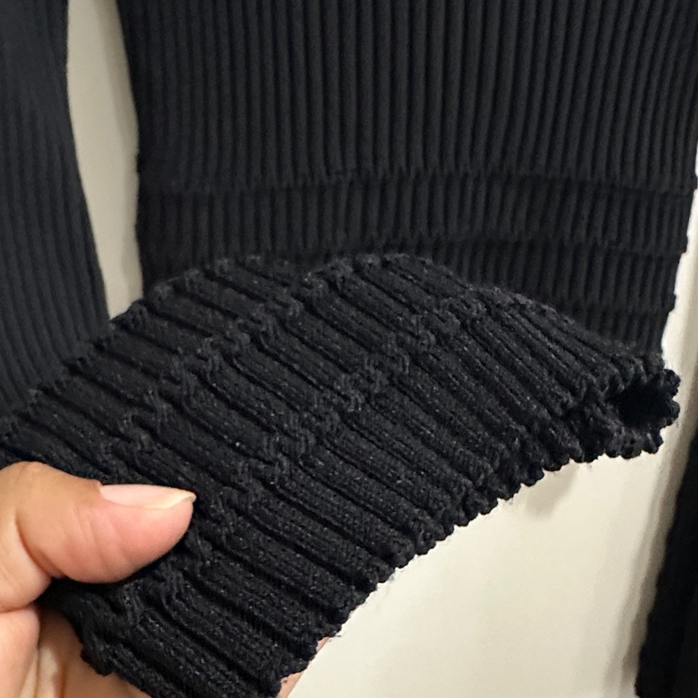 Maeve  by Anthropologie Black Knit Top - Picture 8 of 12